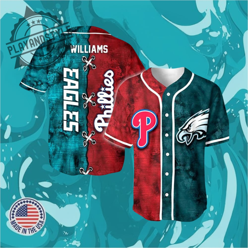"Top 2025 MLB Jerseys: Celebrate Heritage, Heroes, and Iconic Stars" 23 Customized Eagles X Phillies Jersey