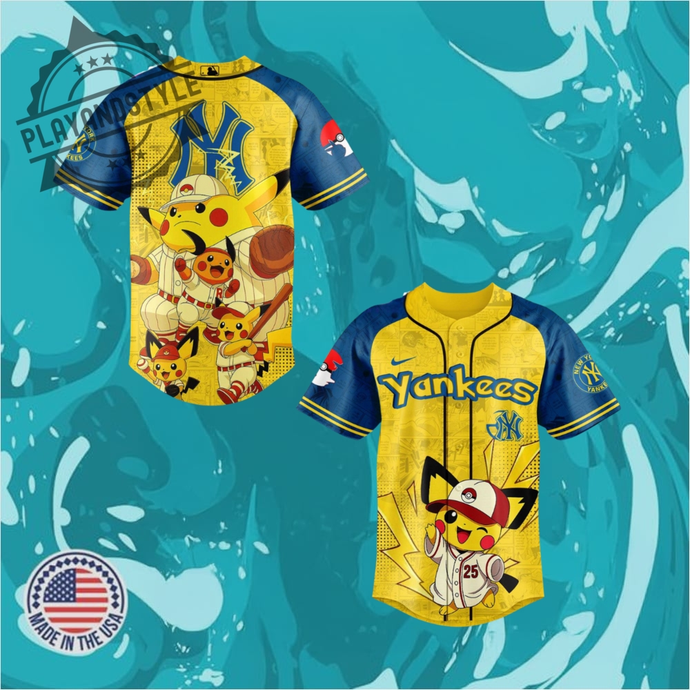 "Top 2025 MLB Jerseys: Celebrate Heritage, Heroes, and Iconic Stars" 26 New York Yankees X Pokémon Go Night 2025 Limited Edition Jersey