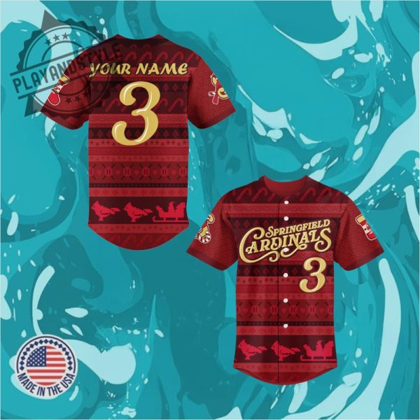 Springfield Cardinals New 2025 Christmas Limited Jersey playandstyle 1