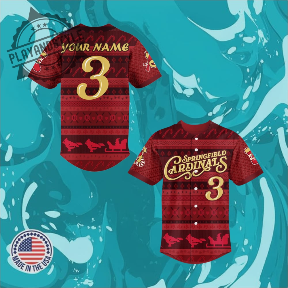 "Top 2025 MLB Jerseys: Celebrate Heritage, Heroes, and Iconic Stars" 28 Springfield Cardinals New 2025 Christmas Limited Jersey