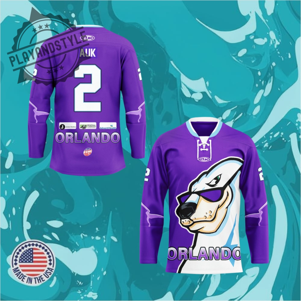 "Top 2025 MLB Jerseys: Celebrate Heritage, Heroes, and Iconic Stars" 30 Orlando Solar Bears Throwback Night Special Hockey Jersey