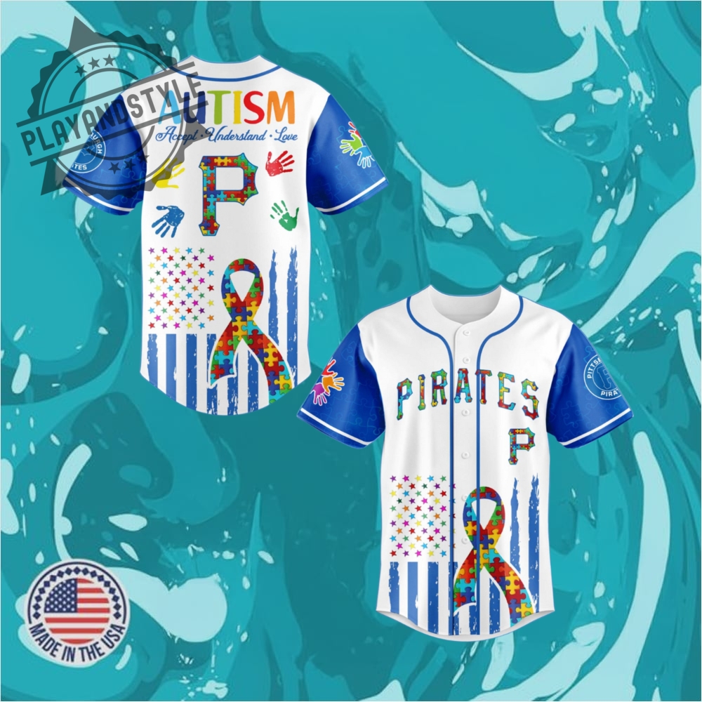 Pirates Autism Awareness Month Jersey 2025