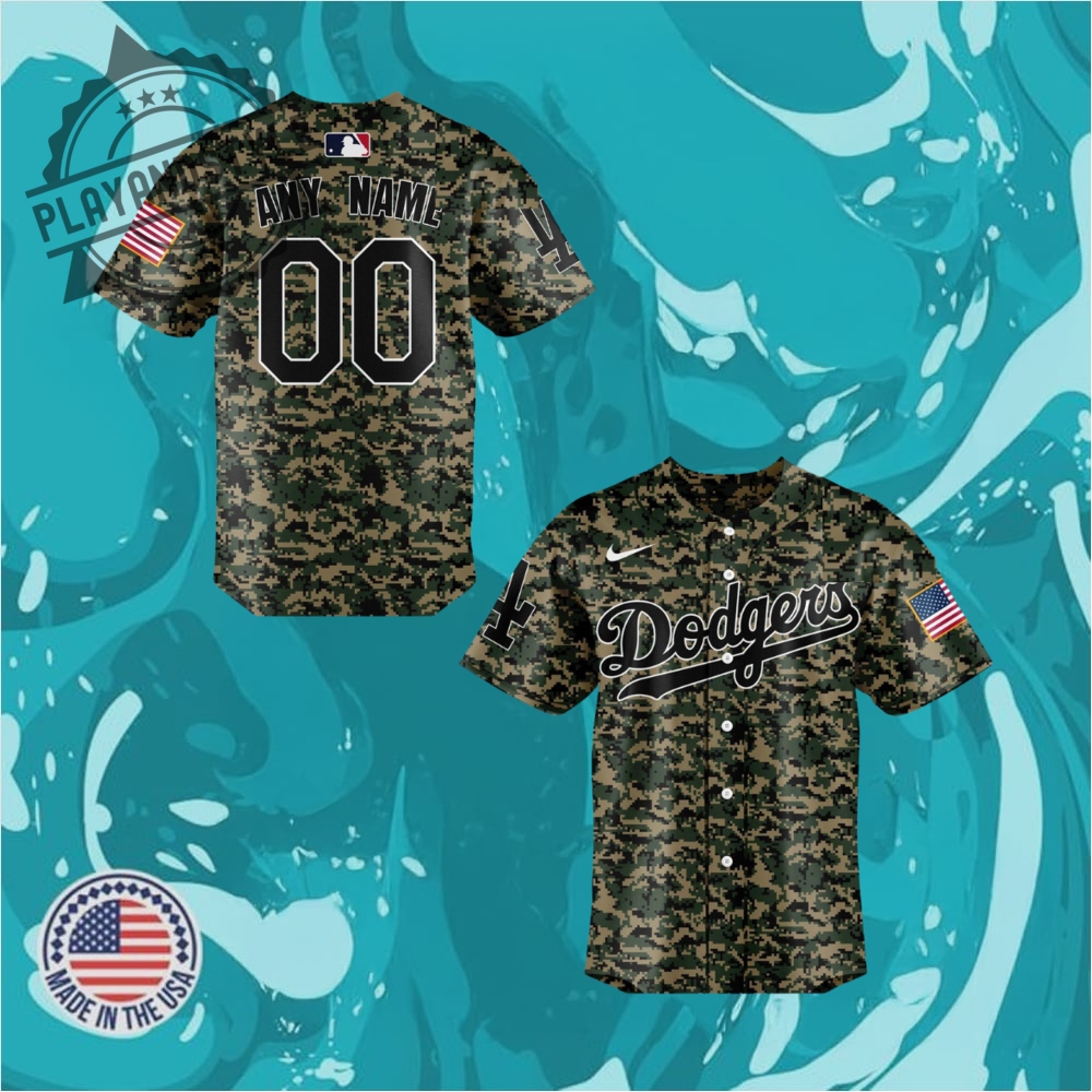 Dodgers 2024 Veterans Day Baseball Jersey Los Angeles