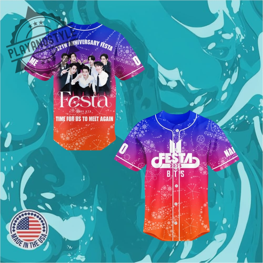 Bts Festa 2025 Concert Jersey Special Edition