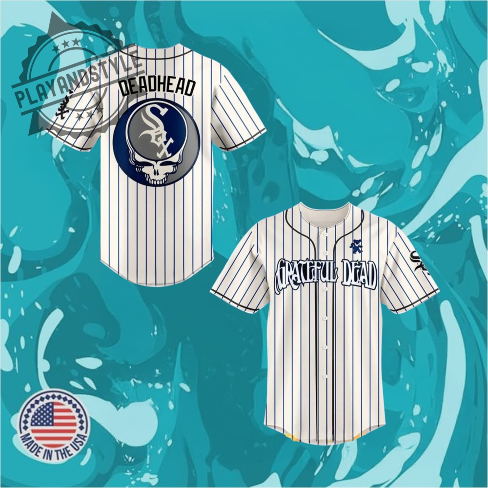 Chicago White Sox Grateful Dead Legacy 2025 Tribute Night Baseball Jersey