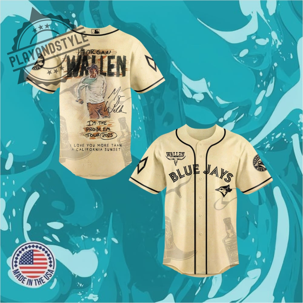 Toronto Blue Jays Morgan Wallen 2025 Im The Problem Tour Baseball Jersey
