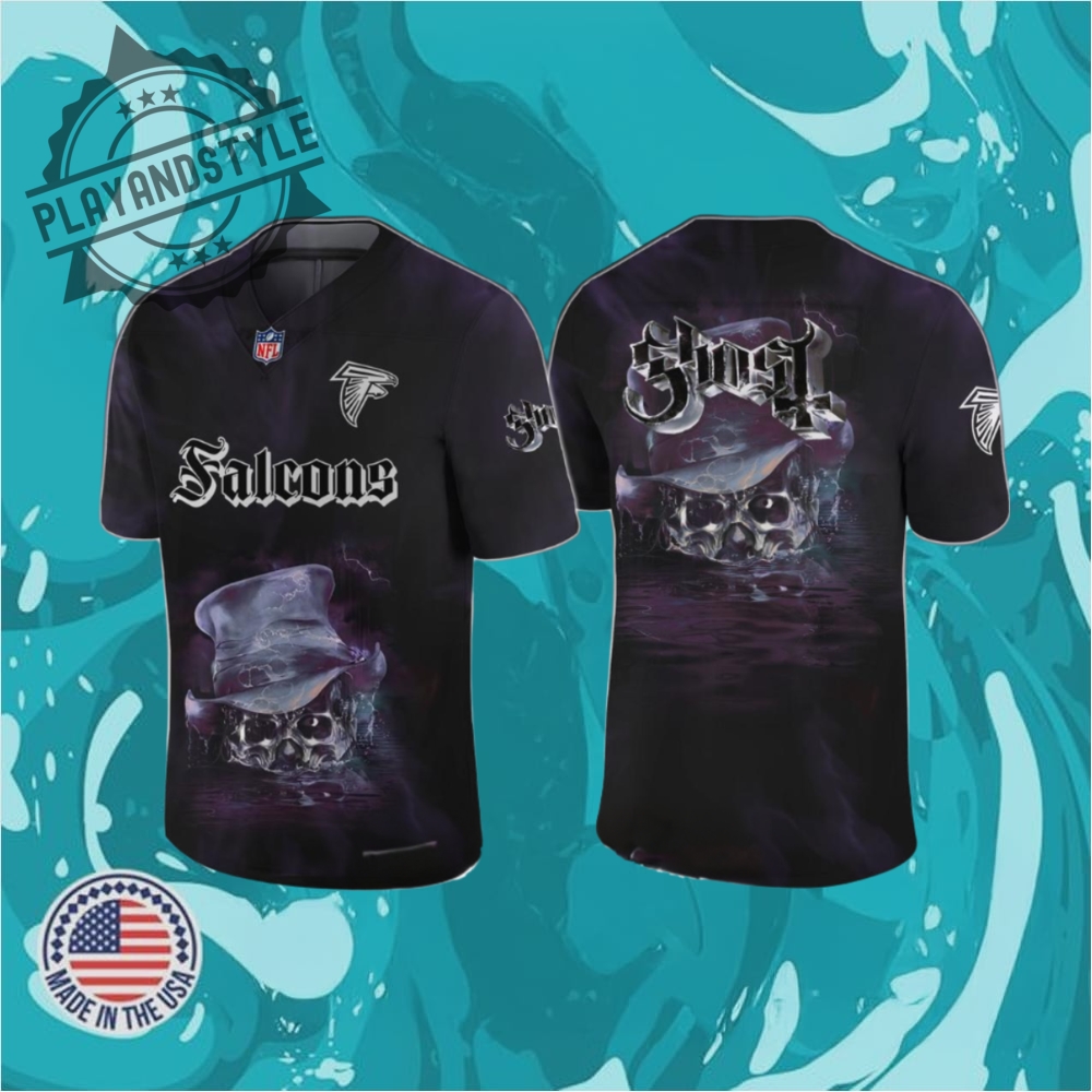 Atlanta Falcons Nfl Skeletour World Tour 2025 Celebrate Football Jersey