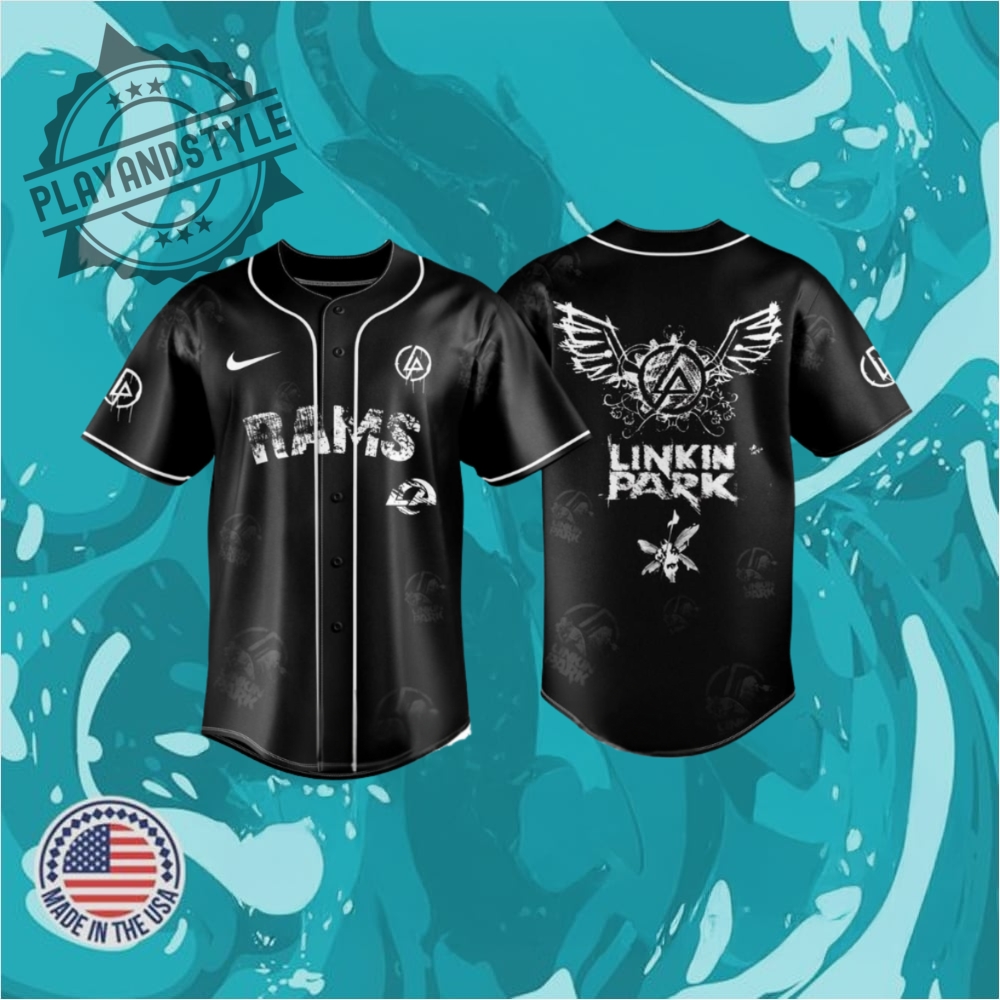 Los Angeles Rams 2025 Linkin Park From Zero Tour Rock Baseball Jersey