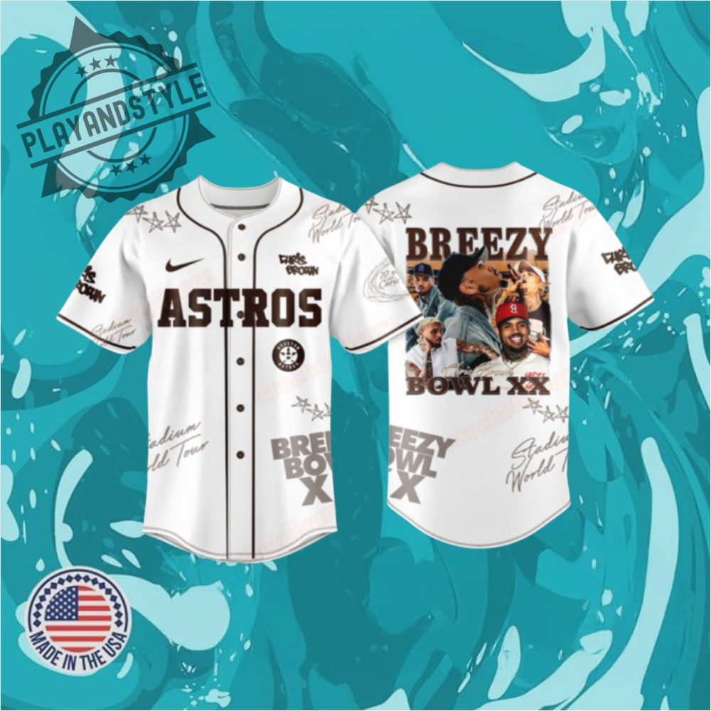 Houston Astros Collab Breezy Bowl Xx World Tour Baseball Jersey