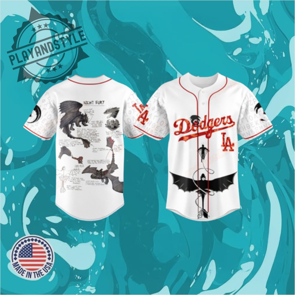 Los Angeles Dodgers How To Train Your Dragon 2025 Baseball Jersey