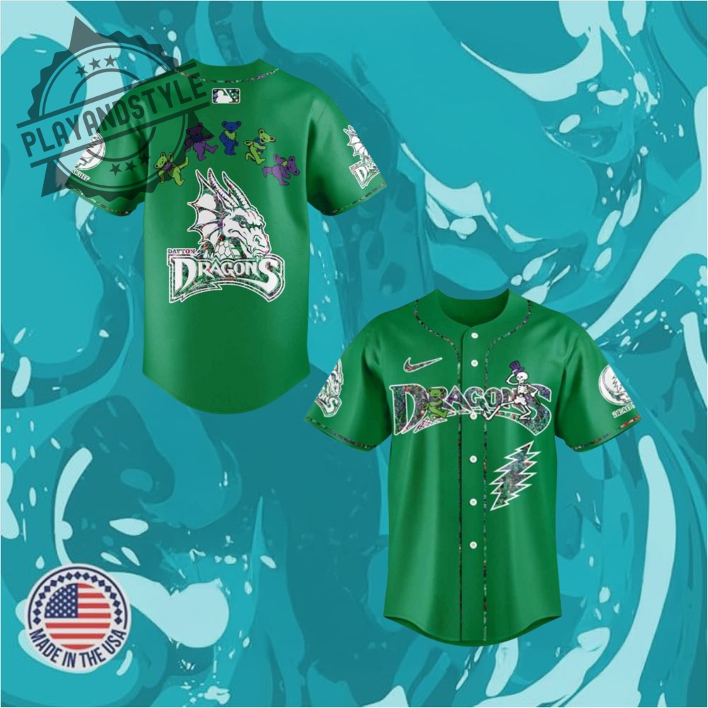 Dayton Dragons Grateful Dead Jersey