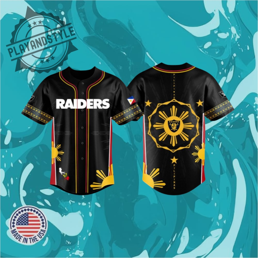 "Celebrate 2025 with Special Edition Jerseys: Military, Heritage, and More!" 5 Raiders Celebrating Filipino Heritage Night 2025 Jersey