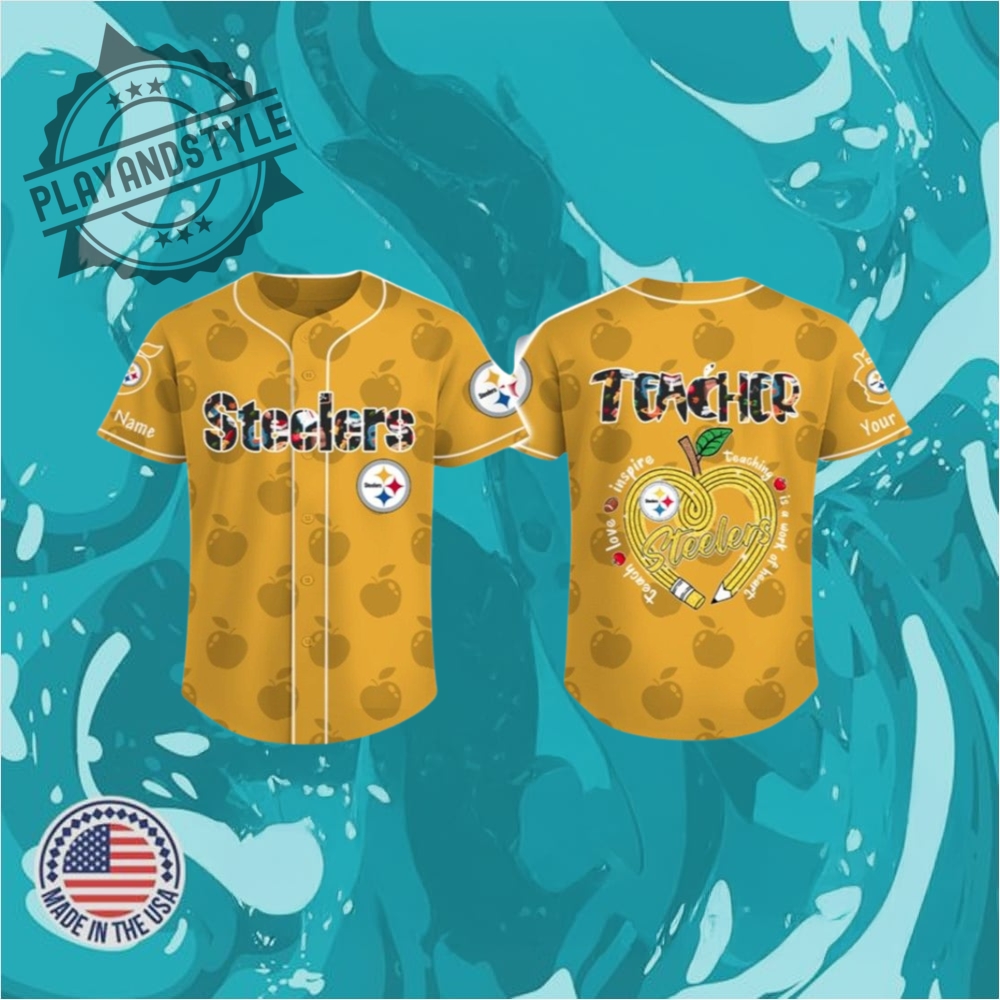 "Celebrate 2025 with Special Edition Jerseys: Military, Heritage, and More!" 6 2025 Steelers Teacher Appreciation Jersey