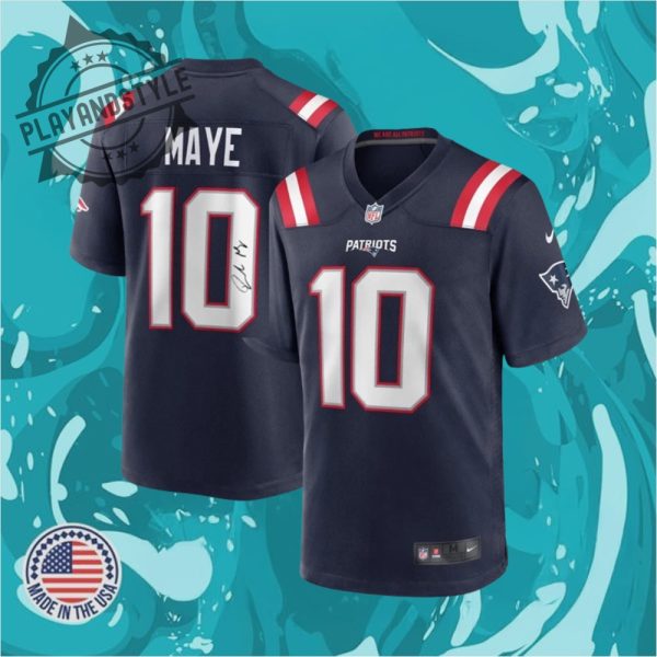 Patriot Place Drake Maye Jersey 2025 Giveaway playandstyle 1