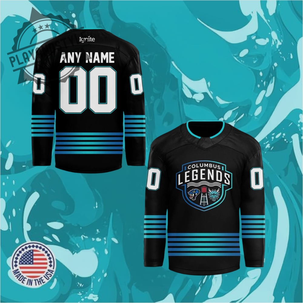 "Celebrate 2025 with Special Edition Jerseys: Military, Heritage, and More!" 11 Columbus River Dragons Legends Night 2025 Hockey Jersey Black
