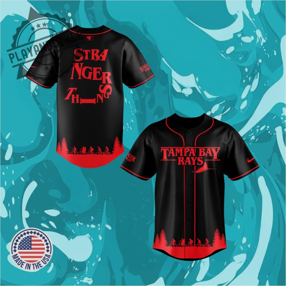 "Celebrate 2025 with Special Edition Jerseys: Military, Heritage, and More!" 18 Tampa Bay Rays X Stranger Things Night 2025 Special Baseball Jersey