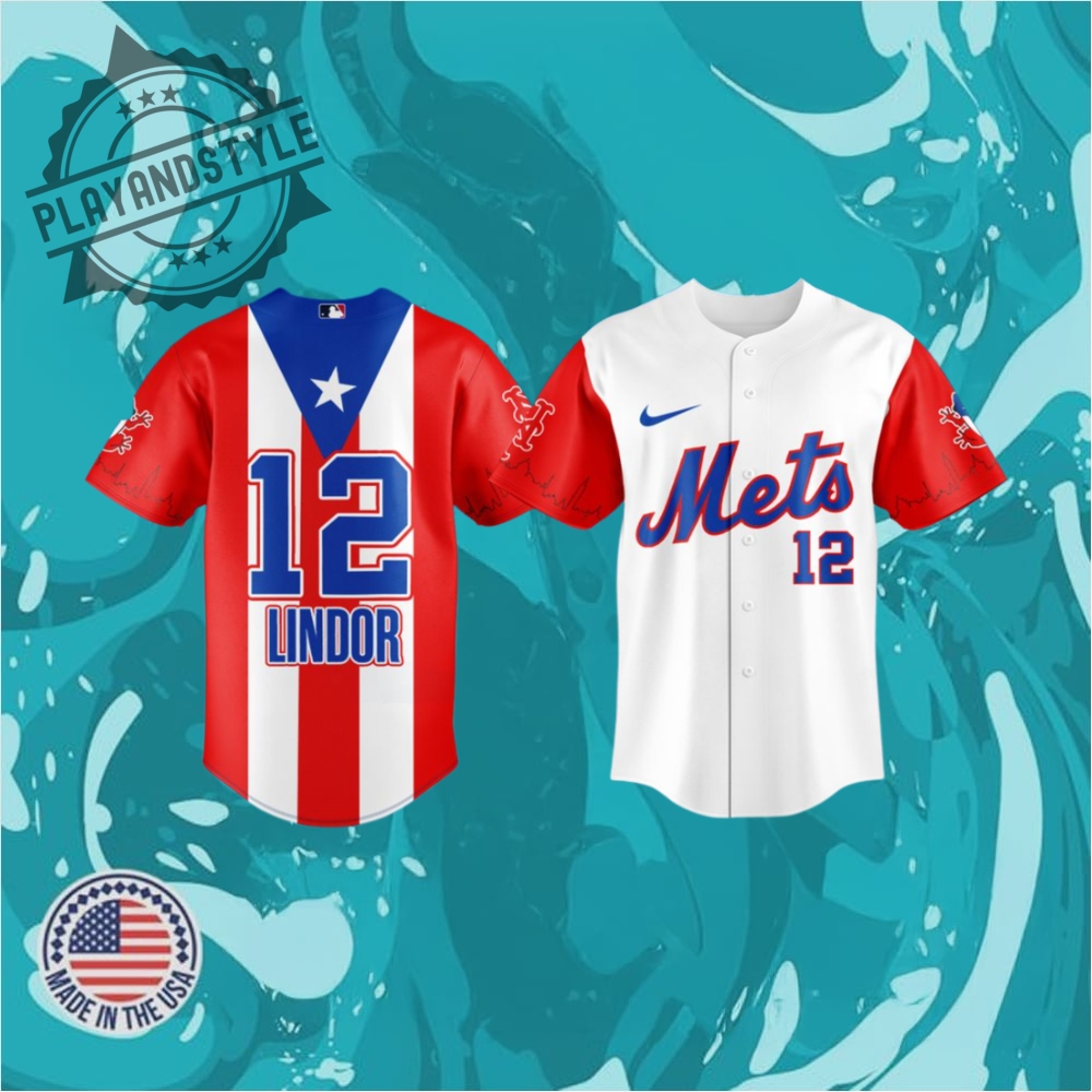 "Celebrate 2025 with Special Edition Jerseys: Military, Heritage, and More!" 21 New York Mets X Puerto Rico Themed Francisco Lindor Jersey 2025