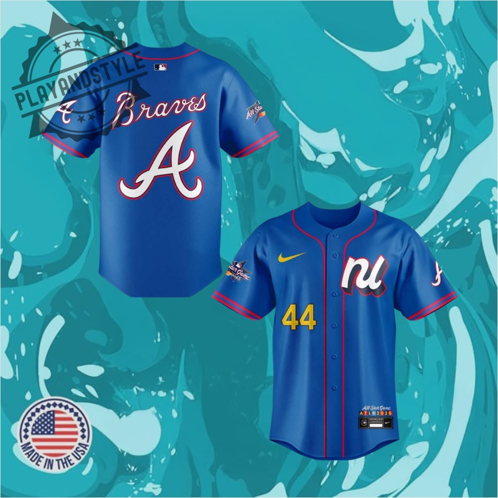 "Celebrate 2025 with Special Edition Jerseys: Military, Heritage, and More!" 23 Atlanta Braves 2025 Home Run Derby Jersey Baseball