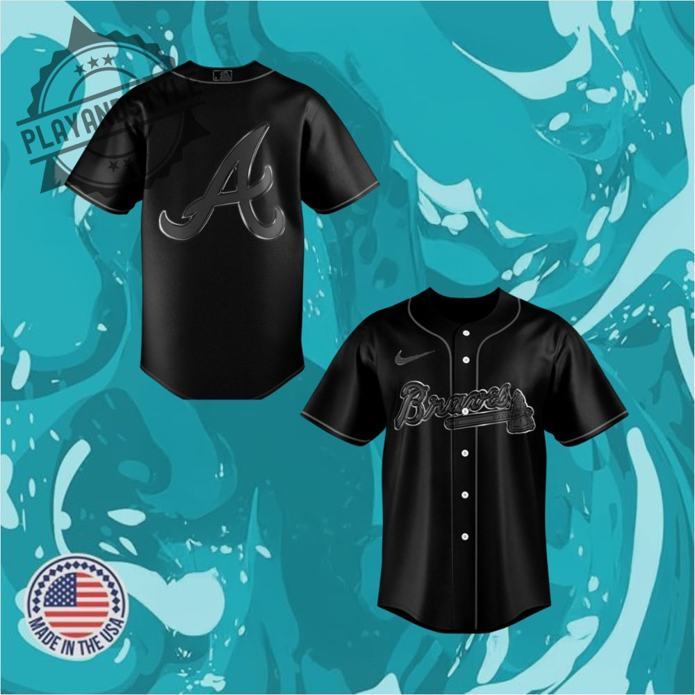 "Celebrate 2025 with Special Edition Jerseys: Military, Heritage, and More!" 25 Atlanta Braves 2025 Back In Black Baseball Jersey Special Edition