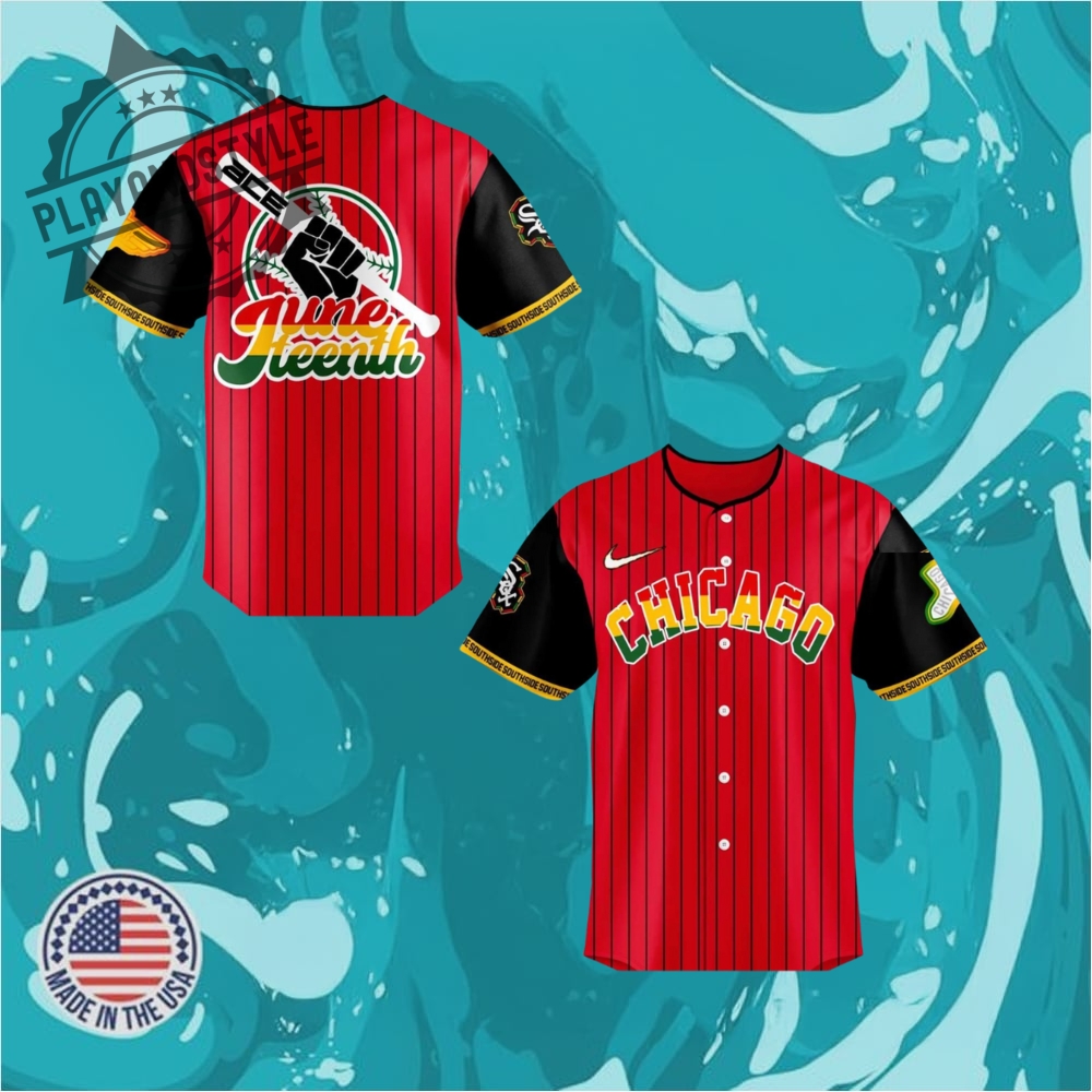 "Celebrate 2025 with Special Edition Jerseys: Military, Heritage, and More!" 26 Chicago White Sox Juneteenth 2025 Heritage Baseball Jersey