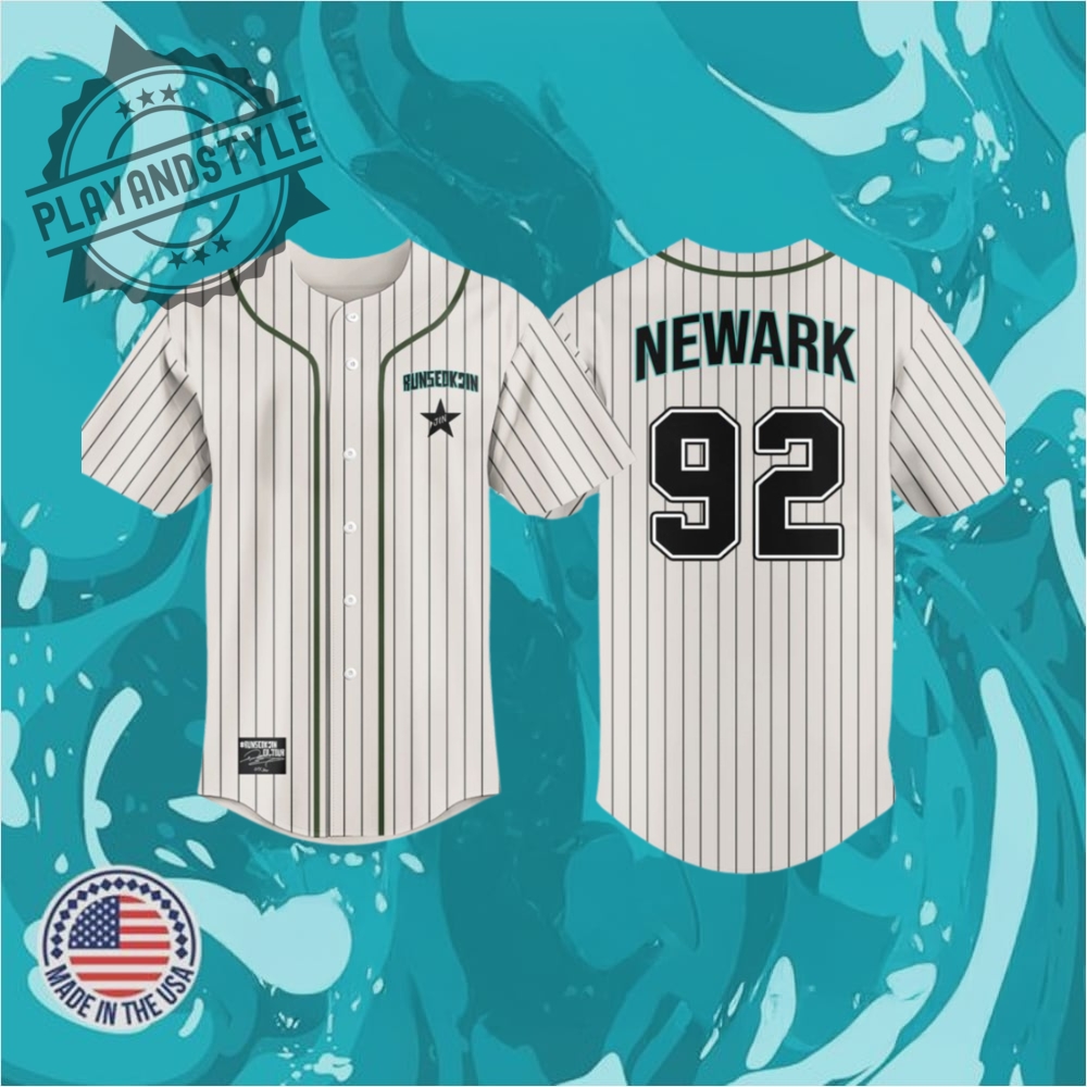Bts Jin X Newark Run Seokjin Tour 2025 Baseball Jersey