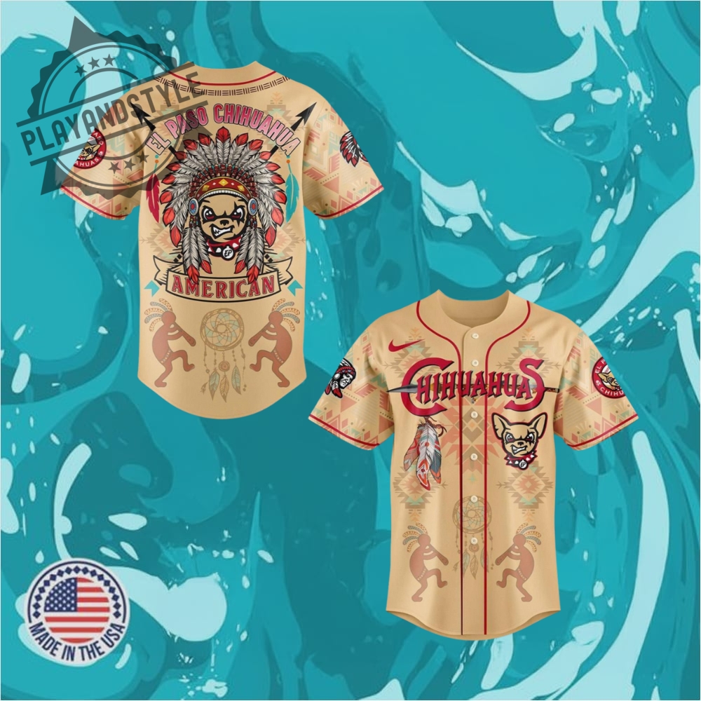 2025 El Paso Chihuahuas Native American Heritage Baseball Jersey