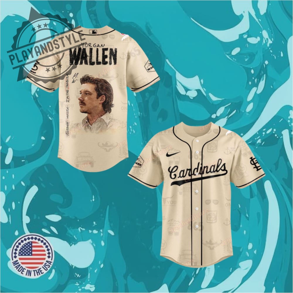 St.Louis Cardinals X Morgan Wallen Im The Problem Tour 2025 Baseball Jersey