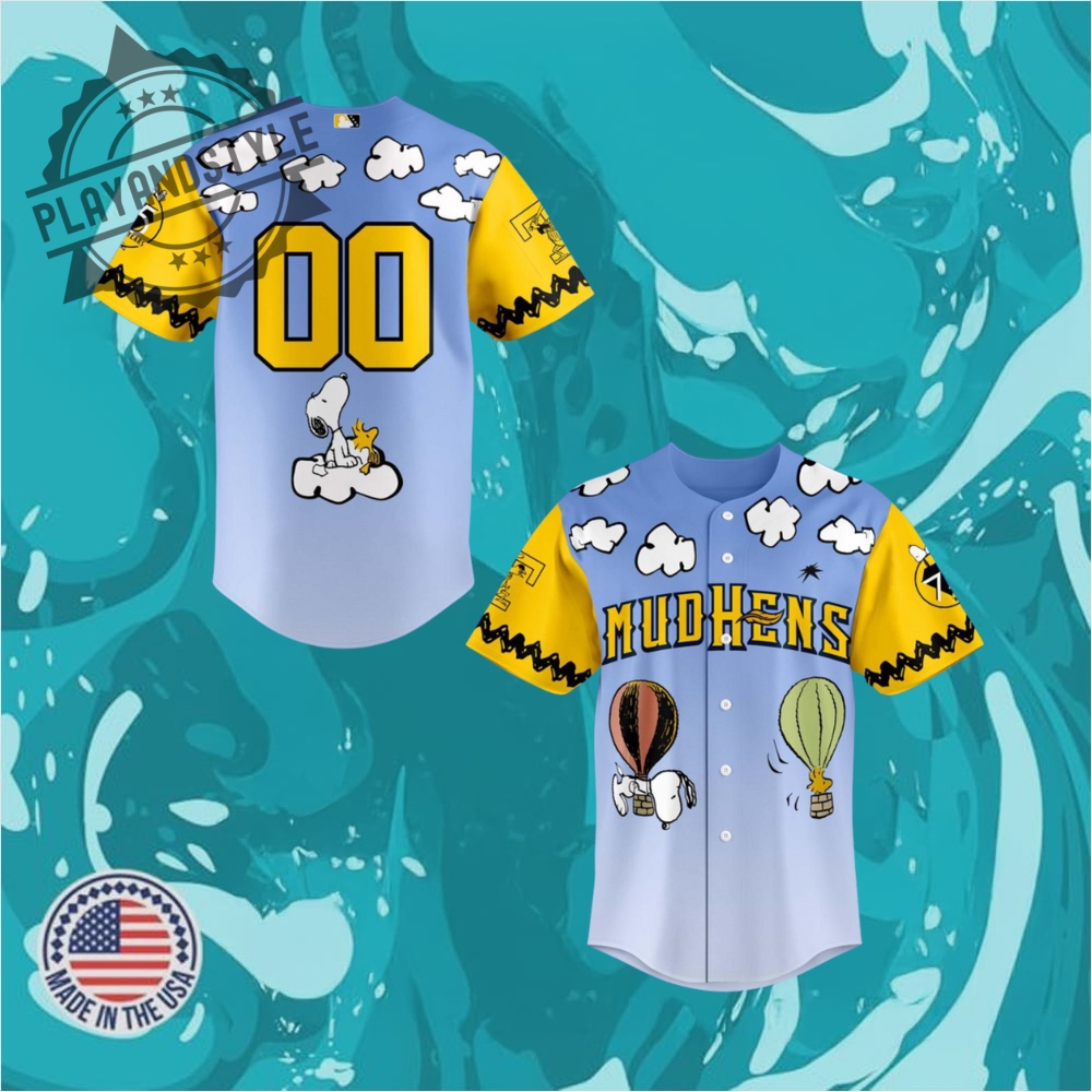 Toledo Mud Hens 2025 Peanuts Night Jersey