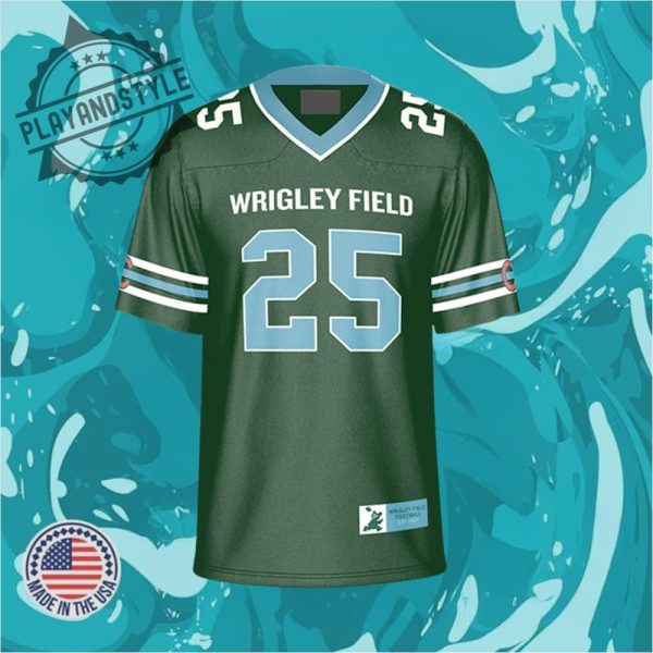 2025 Cubs Wrigley Field Football Jersey Giveaway playandstyle 1