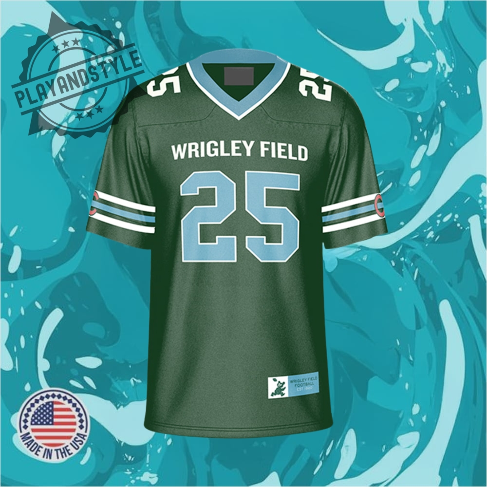 2025 Cubs Wrigley Field Football Jersey Giveaway playandstyle 1