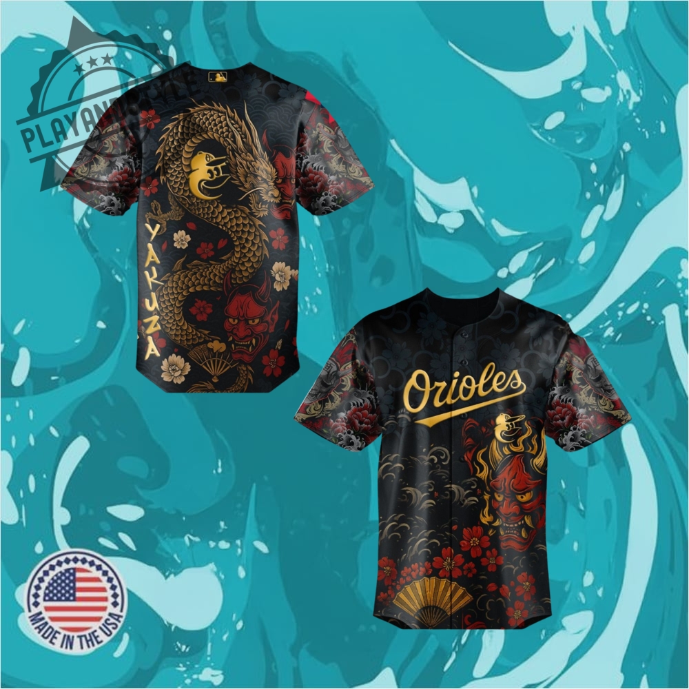 Baltimore Orioles Mlb Yakuza Bloodline Baseball Jersey