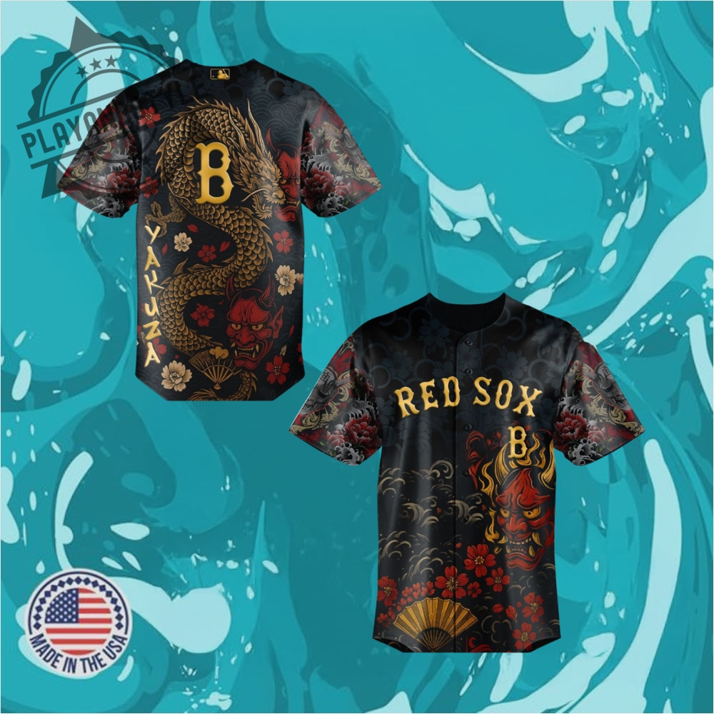 Boston Red Sox Mlb Yakuza Bloodline Baseball Jersey