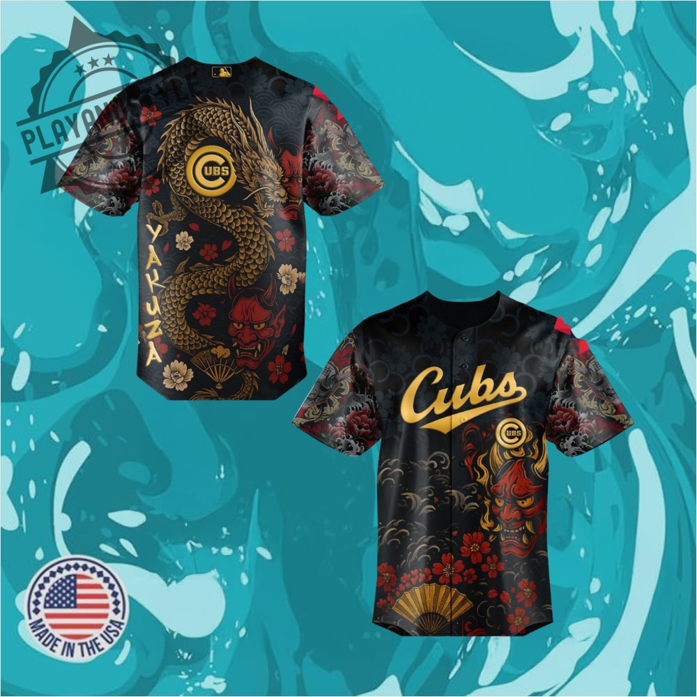 Chicago Cubs Mlb Yakuza Bloodline Baseball Jersey