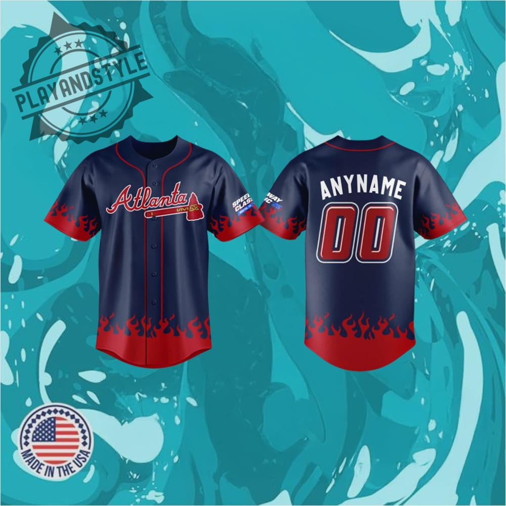 "Explore Unique Sports Jerseys: Football, Baseball, Heritage, Music Themes" 29 2025 Atlanta Braves Speedway Classic Jersey