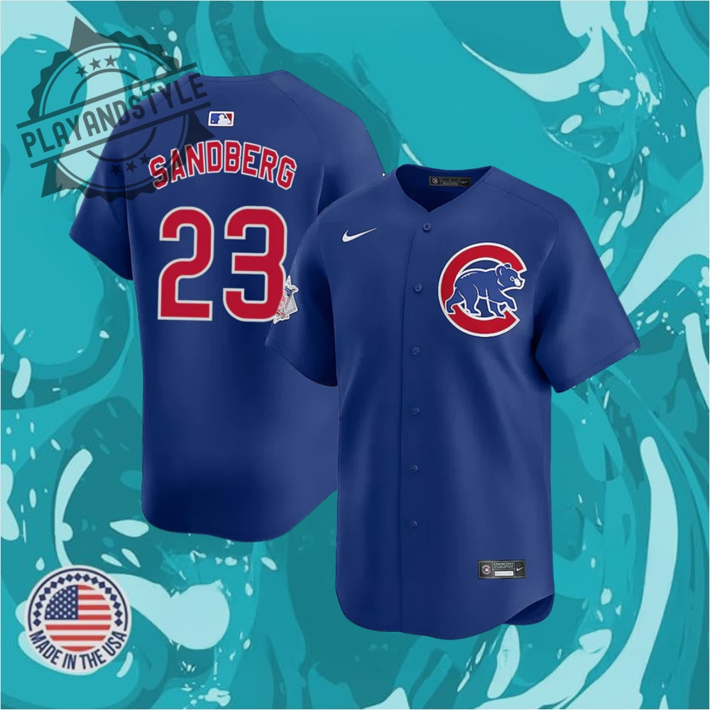 Chicago Cubs Ryne Sandberg Nike Alternate Vapor Limited Jersey