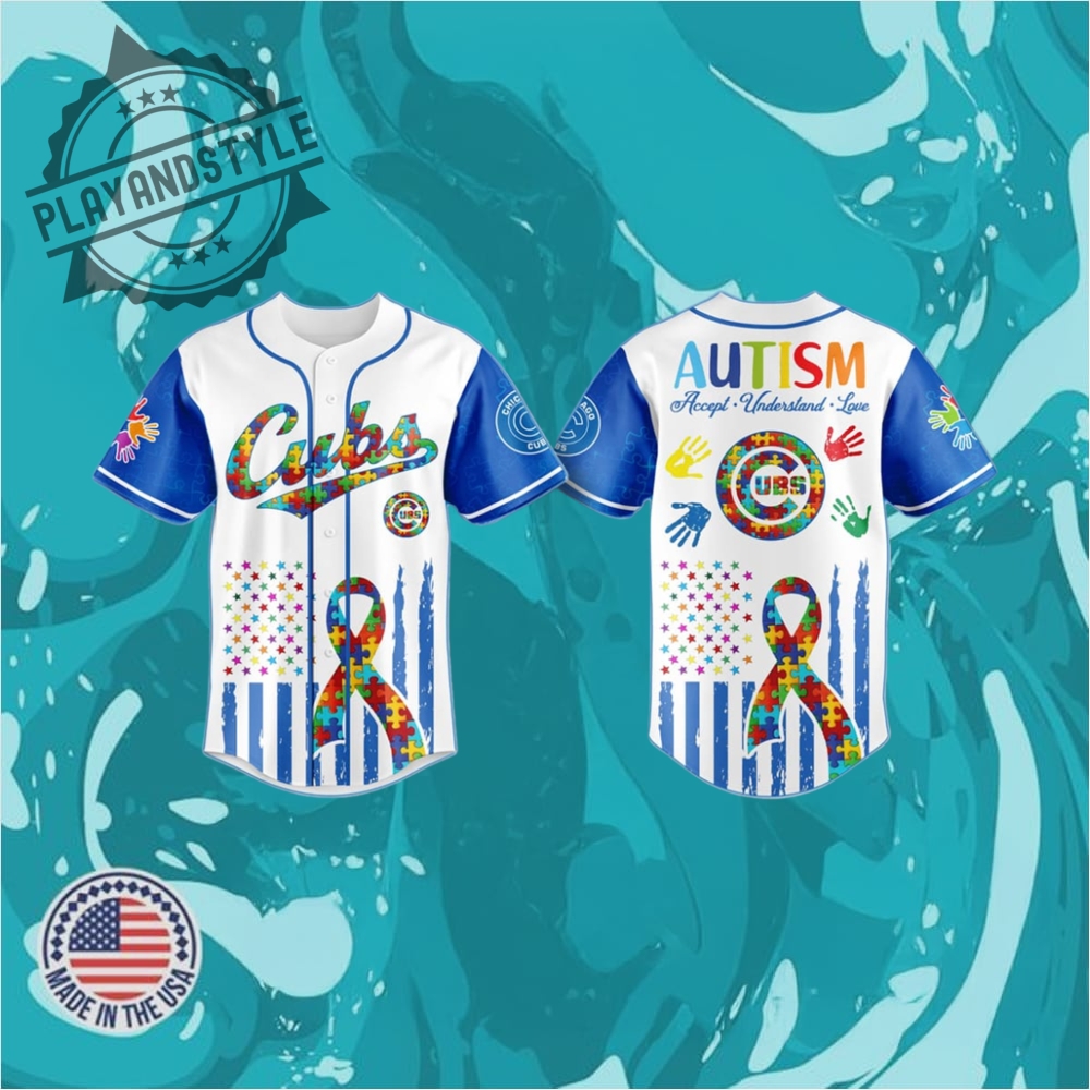 Chicago Cubs Autism Awareness Month Jersey 2025