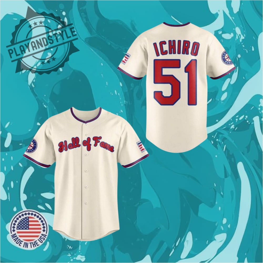 Limited Edition Ichiro X Hall Of Fame 2025 Jersey