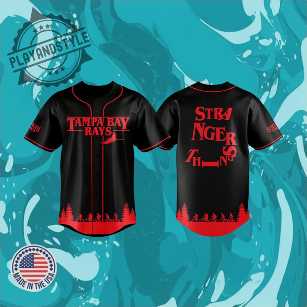 Tampa Bay Rays X Stranger Things Night 2025 Special Baseball Jersey