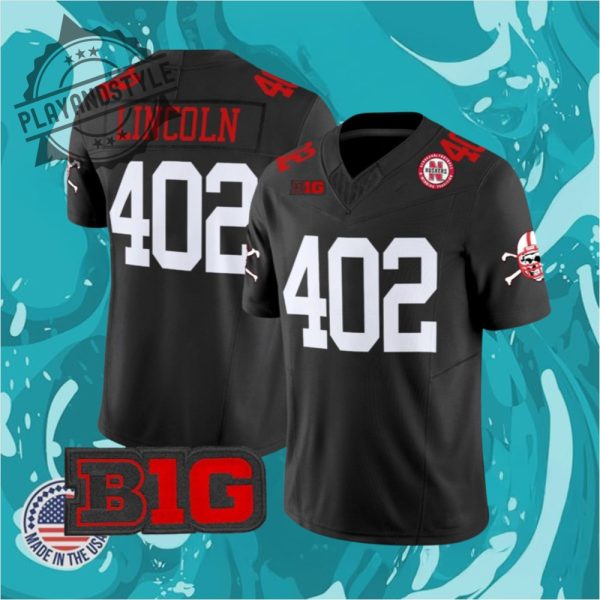2025 Cornhuskers Big Ten Lincoln 402 Jersey playandstyle 1