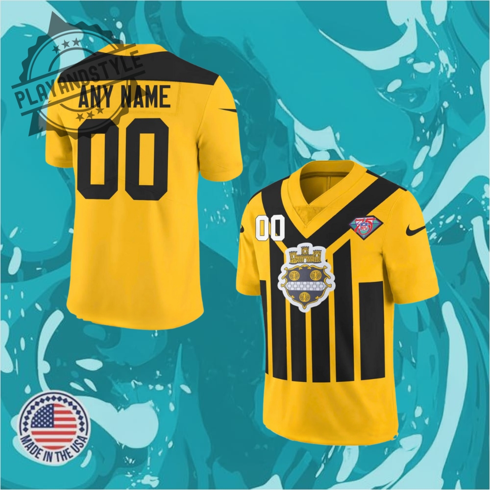 "Top 2025 Jersey Releases: Brewers, Cornhuskers, Guardians, Mariners, White Sox" 8 Pittsburgh Steelers 1994 Gold Throwback Steel City Legacy Custom Football Jersey