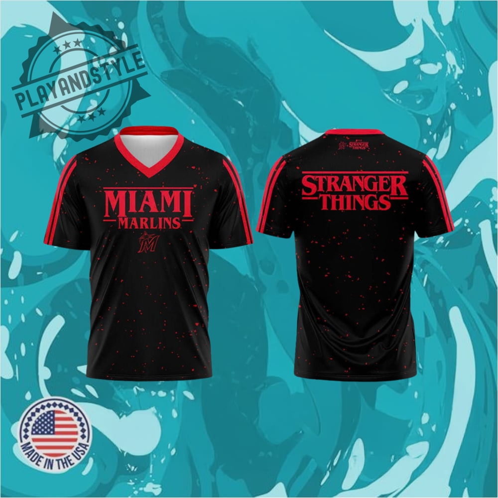 "Top 2025 Jersey Releases: Brewers, Cornhuskers, Guardians, Mariners, White Sox" 11 Marlins Stranger Things Night 2025 Football Jersey