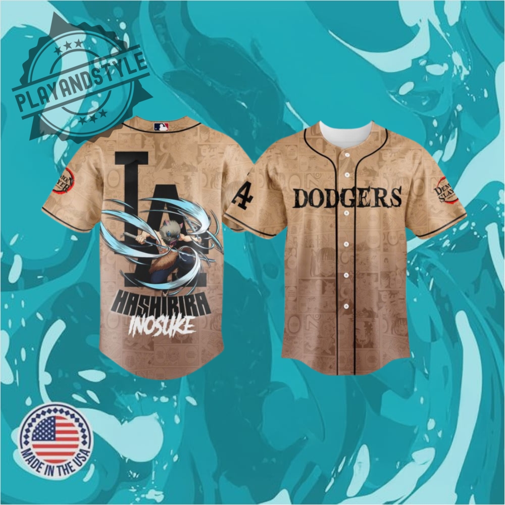 "Top 2025 Jersey Releases: Brewers, Cornhuskers, Guardians, Mariners, White Sox" 16 Los Angeles Dodgers X Demon Slayer Hashibira Inosuke Jersey 2025