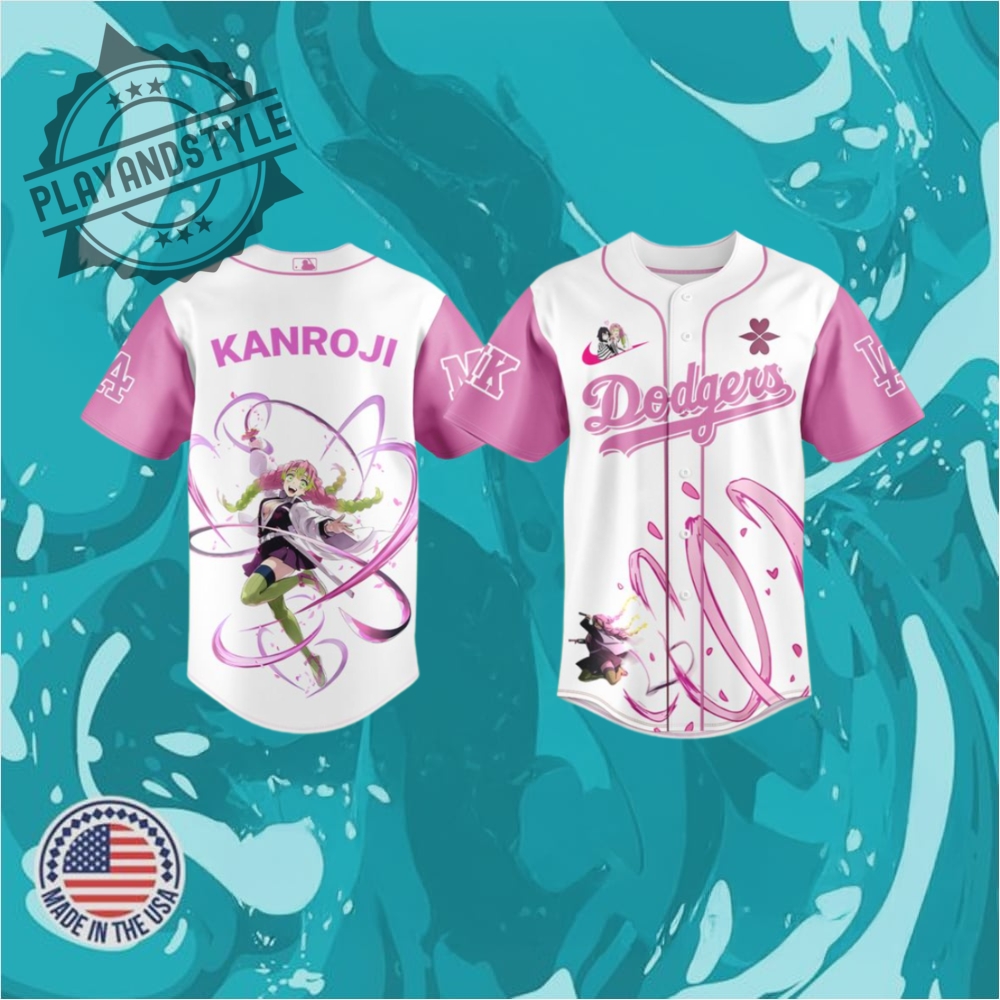 "Top 2025 Jersey Releases: Brewers, Cornhuskers, Guardians, Mariners, White Sox" 19 Los Angeles Dodgers X Demon Slayer Mitsuri Kanroji Jersey 2025