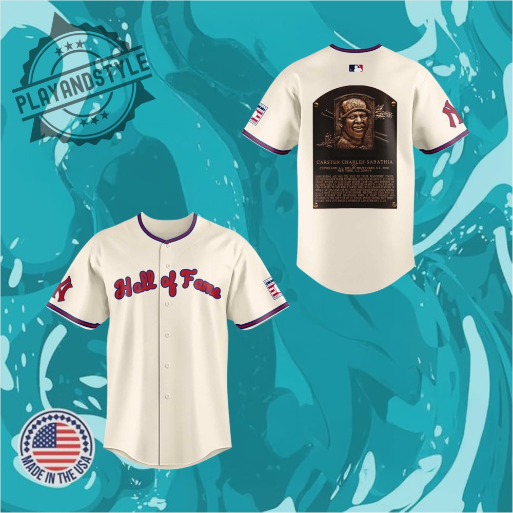 "Top 2025 Jersey Releases: Brewers, Cornhuskers, Guardians, Mariners, White Sox" 24 New York Yankees Sabathia Hall Of Fame 2025 Limited Jersey