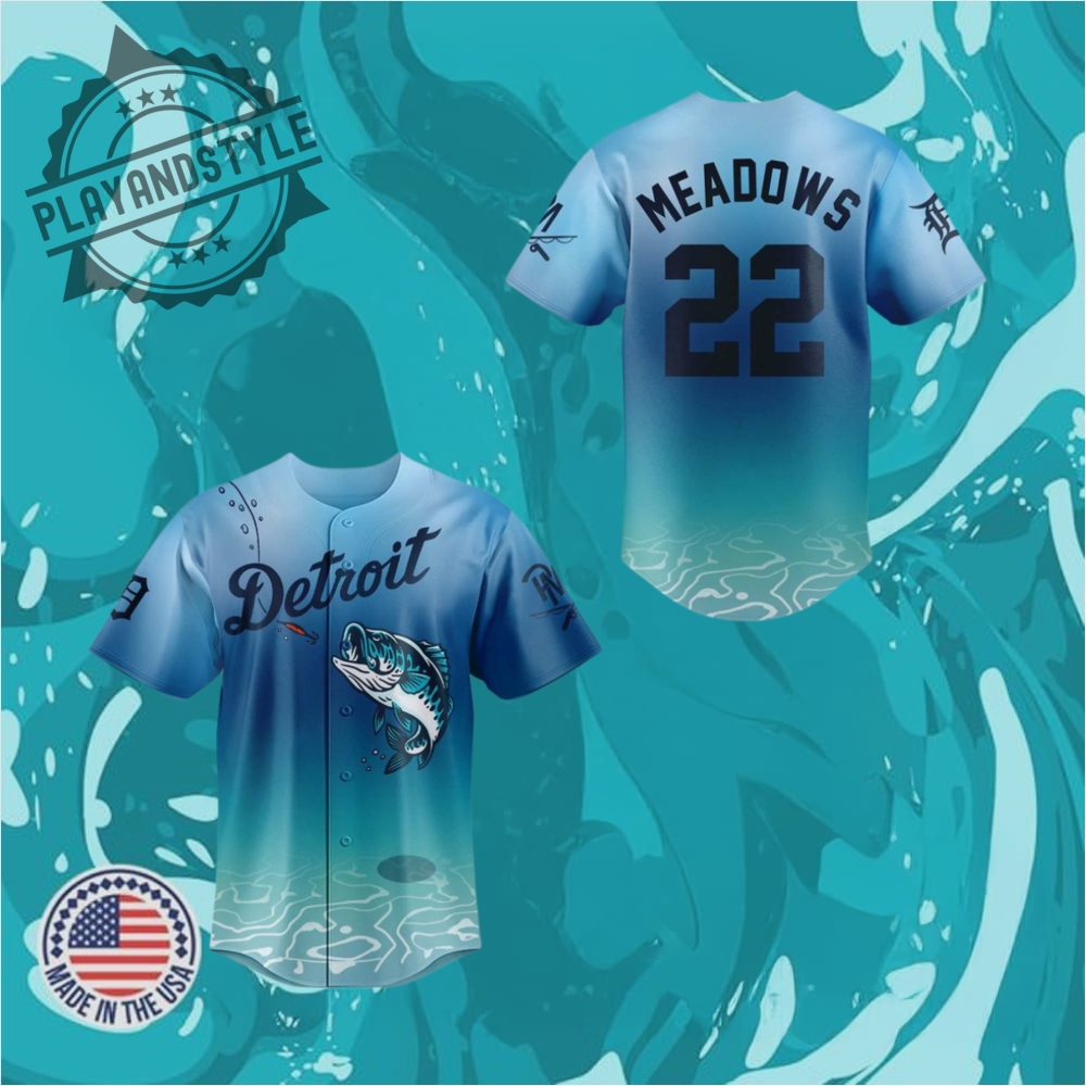 "Top 2025 Jersey Releases: Brewers, Cornhuskers, Guardians, Mariners, White Sox" 25 Detroit Tigers Parker Meadows Fishing Limited Edition Jersey 2025