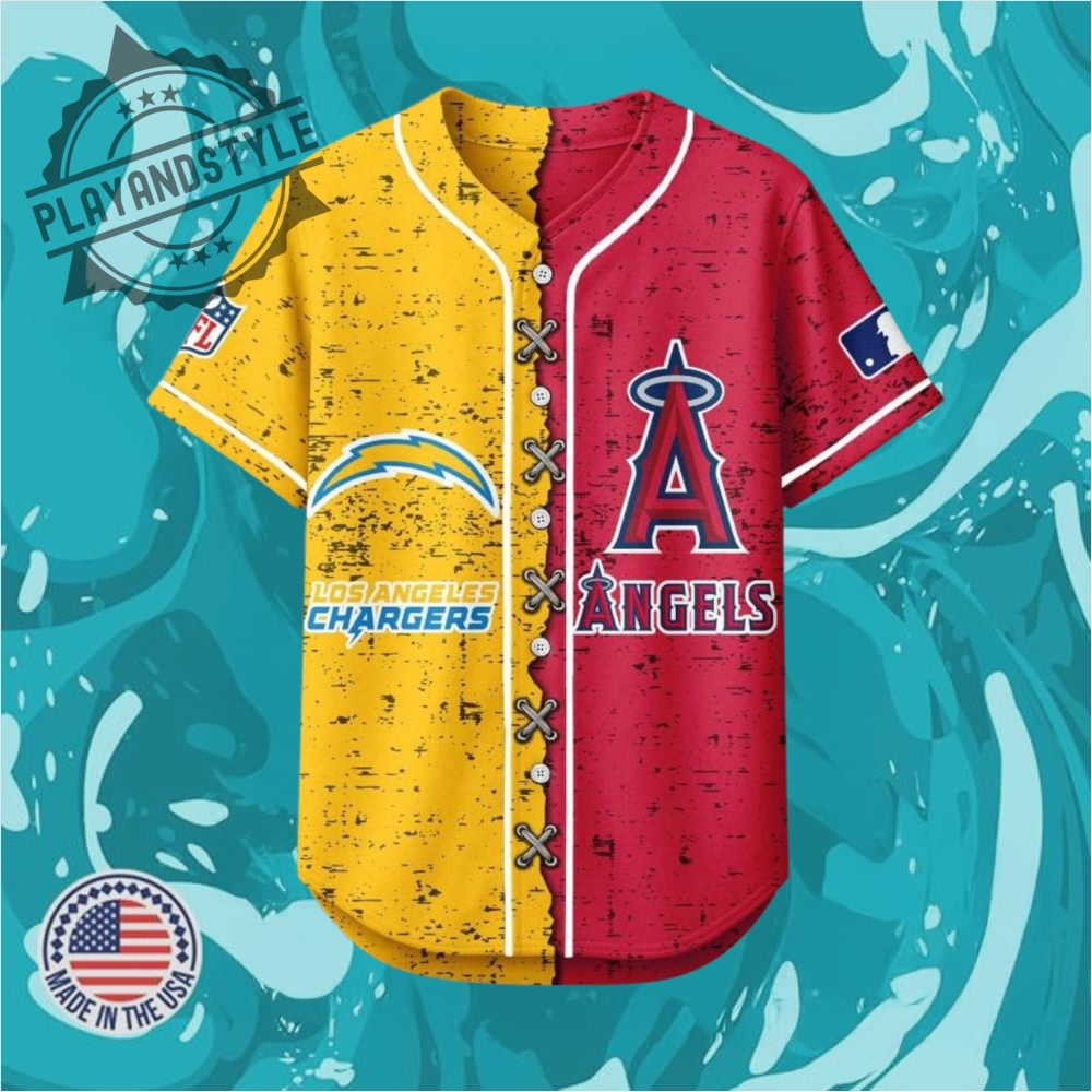 "Top 2025 Jersey Releases: Brewers, Cornhuskers, Guardians, Mariners, White Sox" 29 Los Angeles Chargers Mix Los Angeles Angels Sporty New Design Baseball Jersey