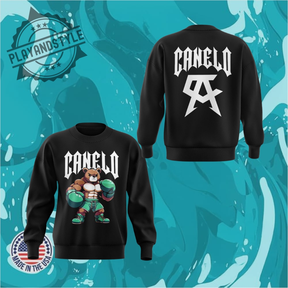 Canelo Boxing Bear Black Sweatshirt Limited Edition