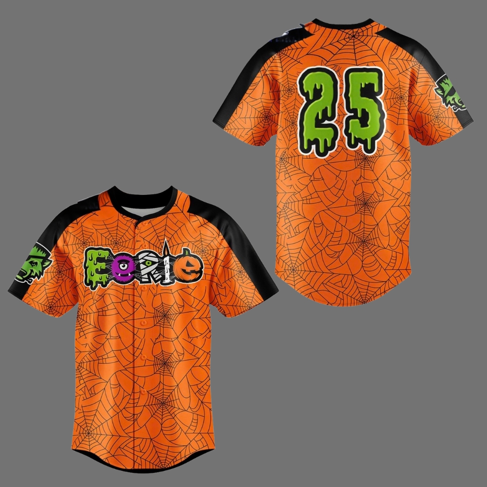 "2025 Limited Edition Heritage and Awareness Jerseys: Exclusive Giveaways" 23 Erie Seawolves X Howloween Limited Edition Jersey 2025