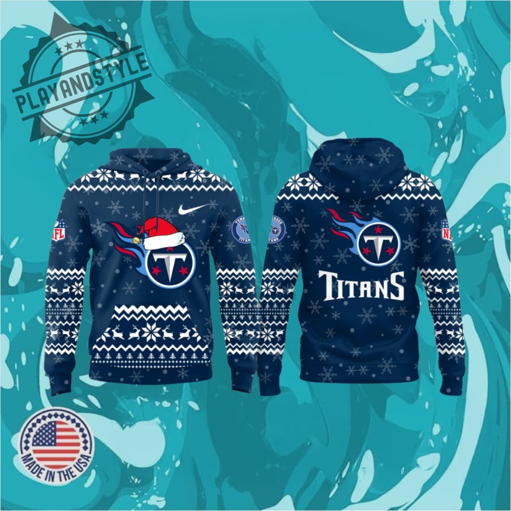 Tennessee Titans Christmas Edition Hoodie 1 Tennessee Titans Christmas Edition Hoodie