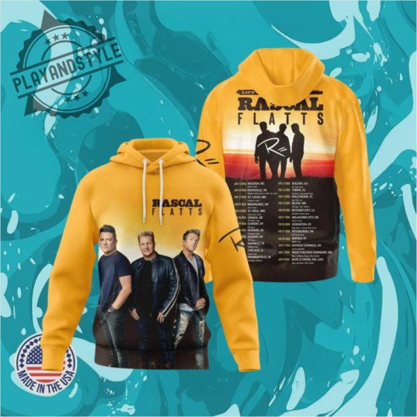Custom Rascal Flatts Song Shirt Rascal Flatts 25 Years Celebrating World Tour 2026 Life Is A Highway ...